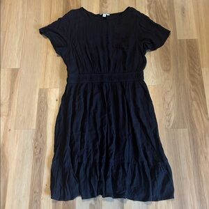 Croft & Barrow Black Midi Dress